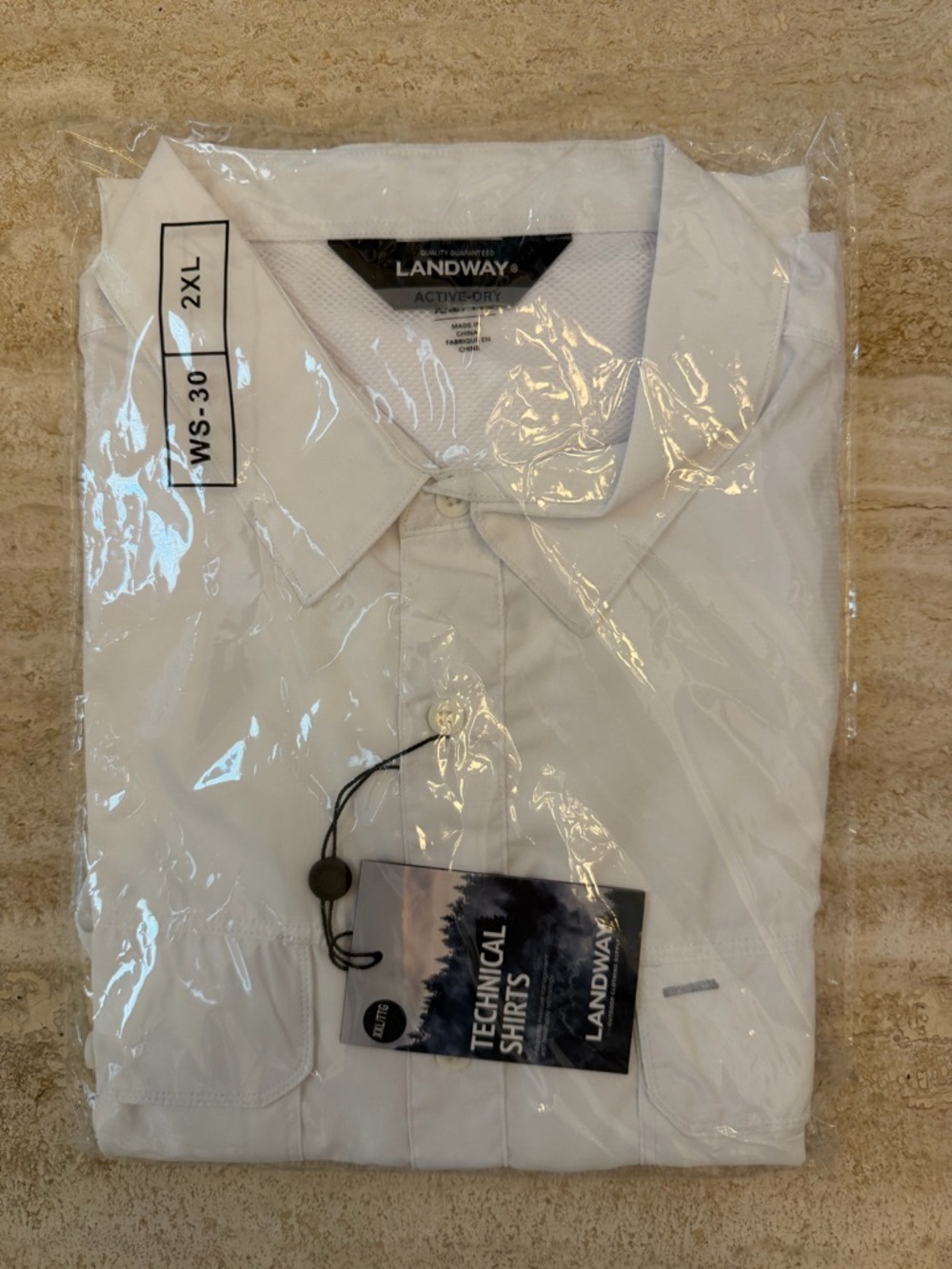 New with Tags Men’s Size 2XL LANDWAY Outdoor Hiking Active-Dry Technical Shirt